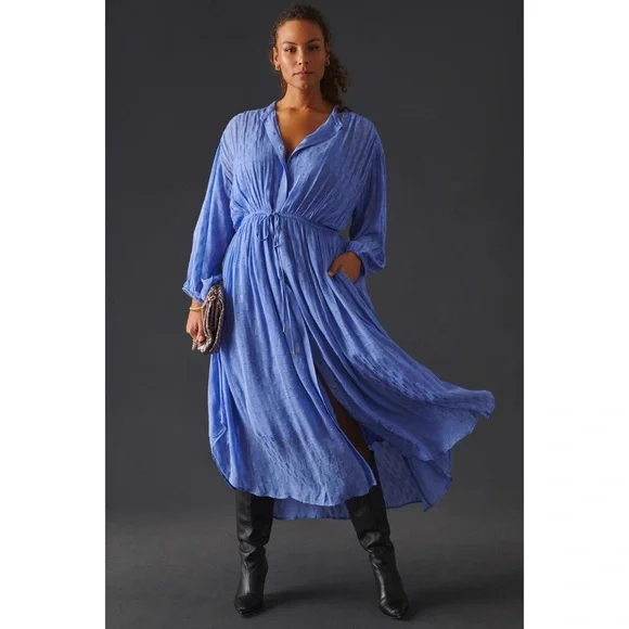 knee length dresses for ladies Starlett Ruched Velvet Shimmer Midi Dress – honey main image 0